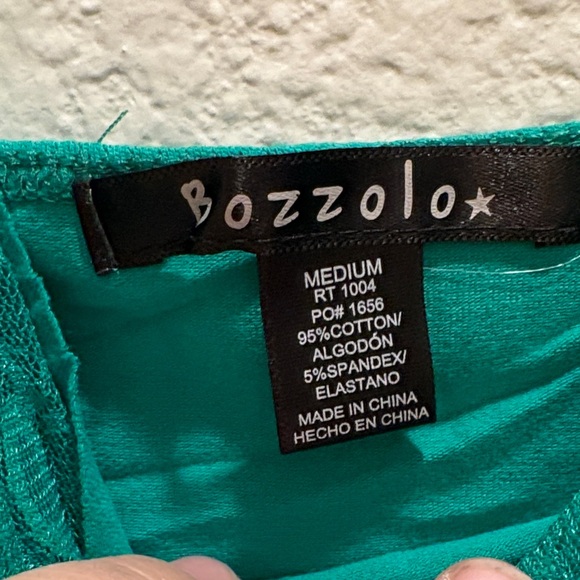 Bozzolo Teal Lace Trim Camisole NWOT! - Picture 2 of 4
